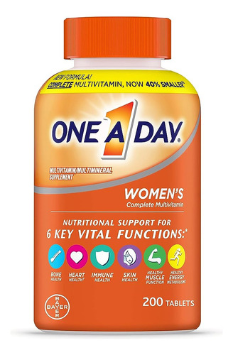 One A Day Womens Complete Daily Multivitamin With Vitamin A,