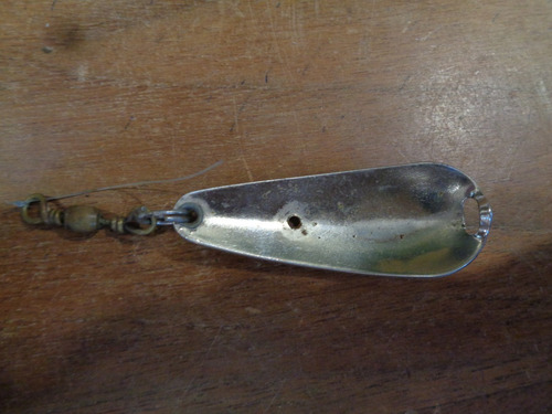Imagen 4 de 4 de Antiguo Señuelo Cucharita Weezel Baitco Rex Spoon