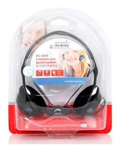 Imagen 4 de 5 de Auricular Genius Hs-300n Con Microfono Control De Volumen