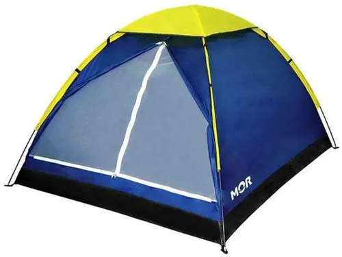 Barraca Camping Iglu Para 3 Pessoas Azul Mor Azul/amarelo