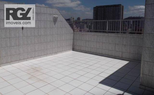 Imagem 19 de 30 de Cobertura Residencial À Venda, Gonzaga, Santos. - Co0179