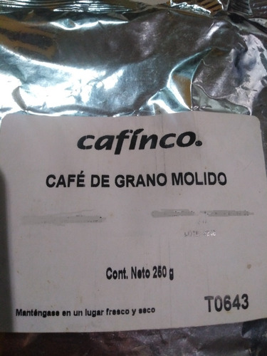Cafe Tostado Y Molido Marca Cafinco