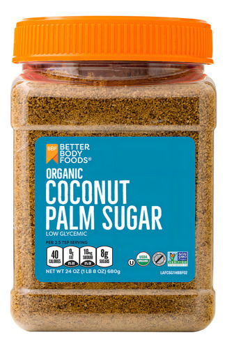 Betterbody Foods - Azucar De Coco Organico, Un Edulcorante Nat
