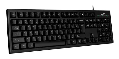 TECLADO GENIUS USB KB-100 INTELIGENTE CON TECLA GENIUS SMART