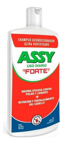 Shampoo/acondicionador Assy Piojos Uso Diario Forte X 220 Ml