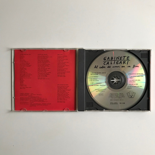 Gabinete Caligari - Al Calor Del Amor En Un Bar - Cd (Usado)
