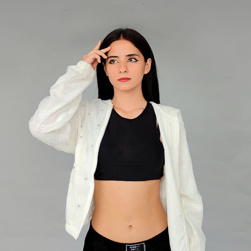 Sudadera Casual Para Dama Con Detalles De Brillos