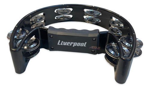 Pandeiro Meia Lua Profissional Pml001 Liverpool Preto