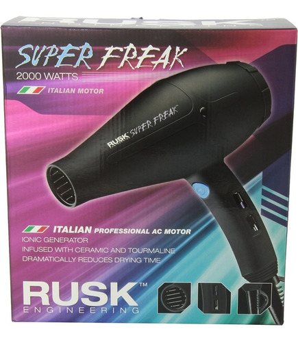 Secadora De Cabello Rusk Engineering Super Freak 2000w