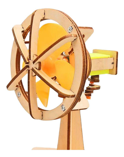 Diy Ventilador Pequeño De Madera Niños Ciencia Experimento