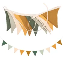 Comprar Banderines Con Banderines De Tela De Algodón Y Banderas Tria