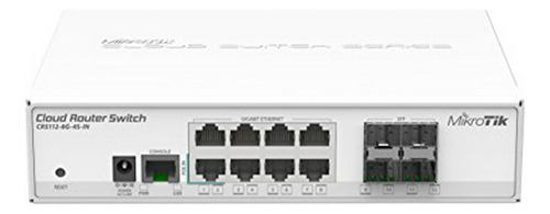 Switch Mikrotik Crs112-8g-4s-in 8 Puertos Gigabit