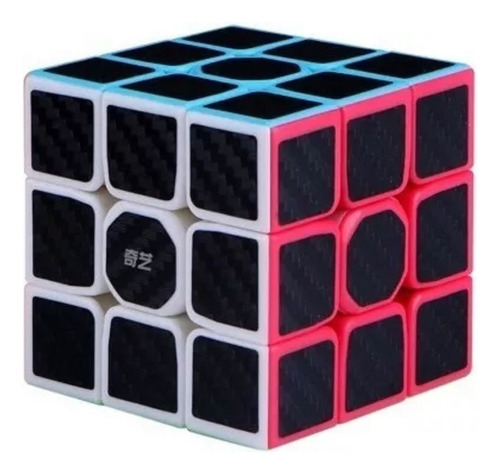 Cubo Qiyi Cobra Stickers Carbono Warrior S 3x3 Carbon