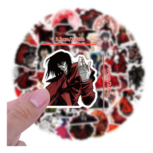 - 50 Unidades Por Bolsa, Nuevo Diseño Anime Hellsing,