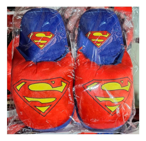 Pantuflas Abrigadas Super Heroes Abiertas