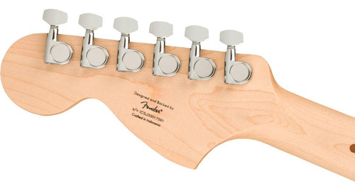 Guitarra Stratocaster Fender Squier Affinity Preta
