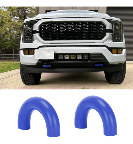 2x Ganchos De Remolque Cubre Piezas De Repuesto De Azul