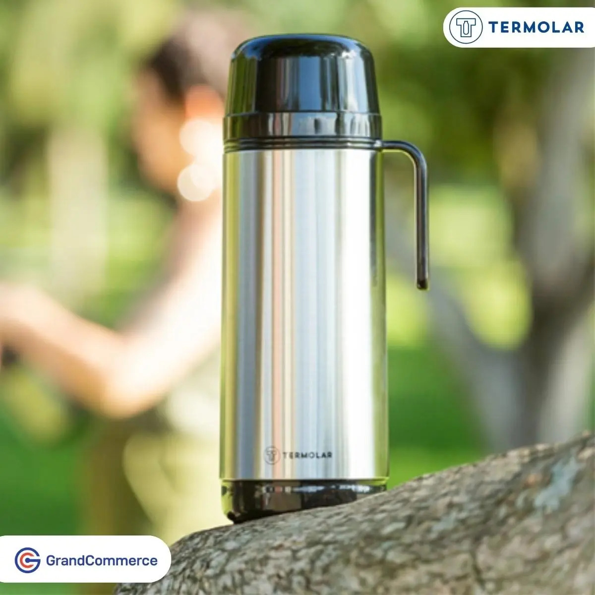 Garrafa Termica Rosca 1l Inox Lumina Termolar 9721 5