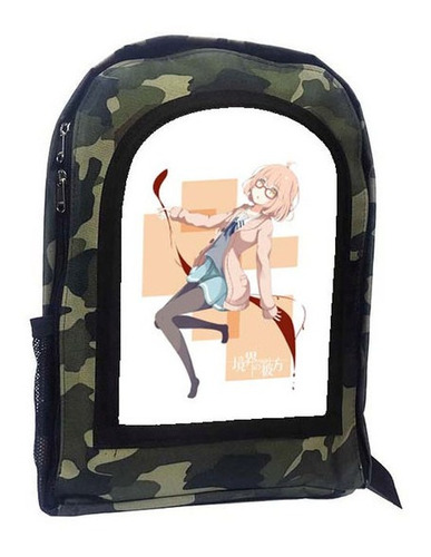 Mochila Camuflada Mirai Nikki Future Diary Yuno Gasai A5