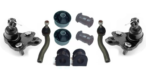 Kit Extremos Rotulas Bujes Vth Bieletas Corolla 01/08 Imp