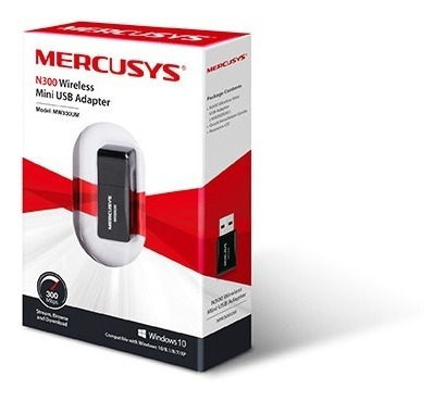 Imagem 3 de 4 de Adaptador Mercusys Mini N300 Mw300um
