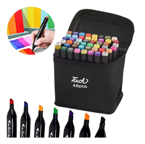 Kit Livro Bobbie Goods E Canetinhas Para Pintar 48 Cores
