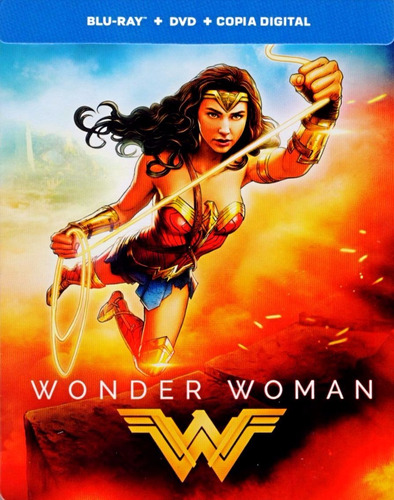 Mujer Maravilla Wonder Woman Blu-ray + Dvd + Hd Steelbook