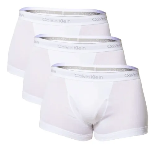 Kit 3 Cuecas Boxer Masculina Trunk Cotton Rib Calvin Klein