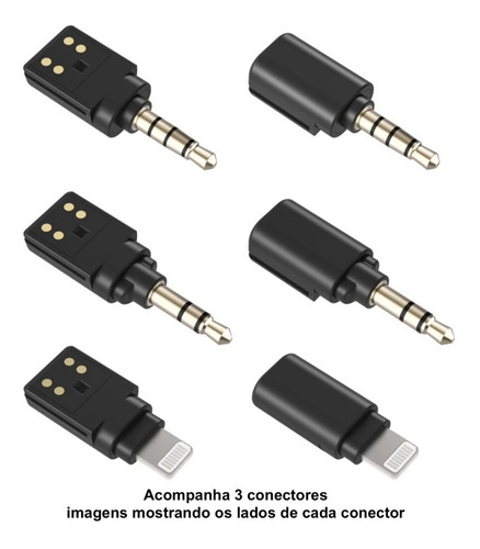 Imagem 5 de 9 de Microfone Boya By-wm3d P/ iPhone Câmeras E Laptops