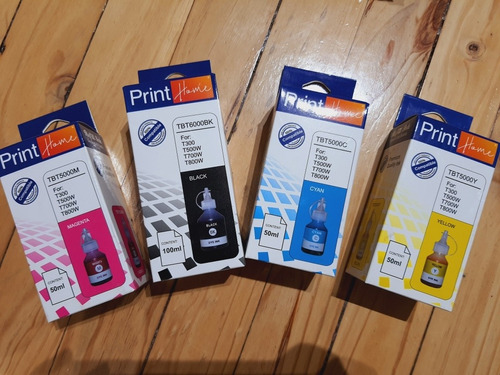 Pack De 4 Tintas Printhome Premium Ink Para Impresora Brothe