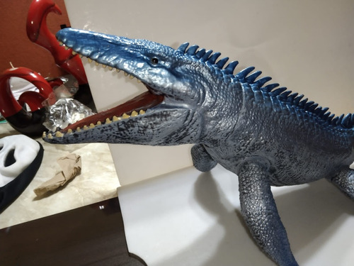 Dinosaurio Mosasaurus Sonido 55 Cm New