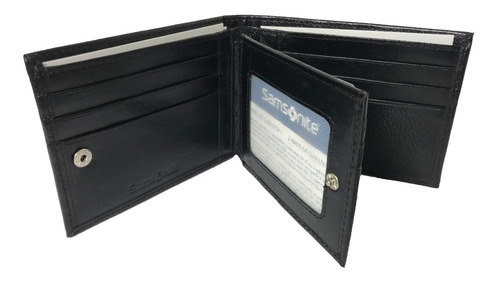 Billetera Hombre Samsonite Cuero Volante Al Medio