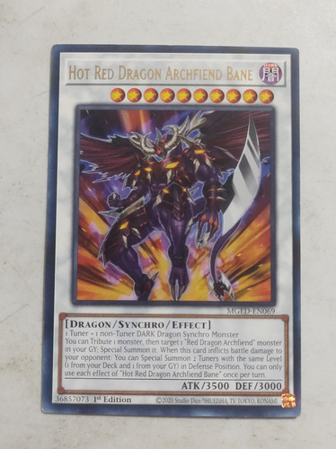 Hot Red Dragon Archfiend Bane. Mged... Leer Descripcion 