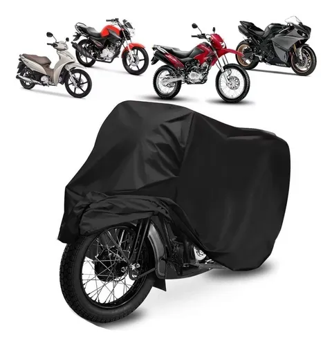 comprar Capa Para Moto Impermeável Forrada Cobrir Granizo Couro Sol