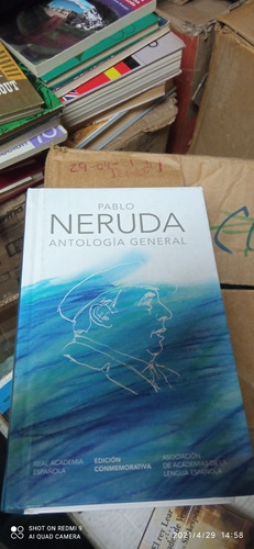 Libro Antología General Pablo Neruda. Tapa Dura