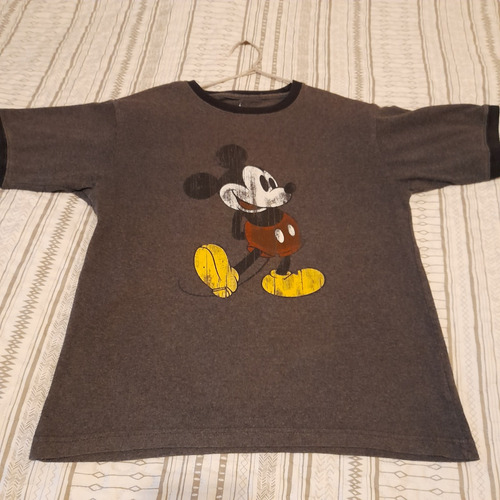 Remera Disney De Disney Parks L Gris Manga Corta Diseño