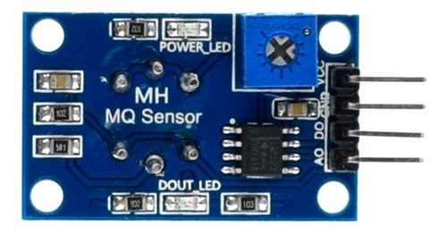 Tecneu 4 Piezas Mq5 Detector De Fugas De Gas Natural Licuado Mq-5 Metano Glp Alcohol