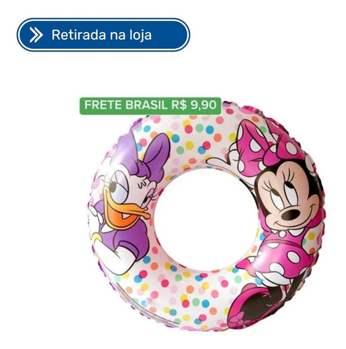 Boia Circular Infantil 56cm Minnie Etitoys Dyin-026 Lm4