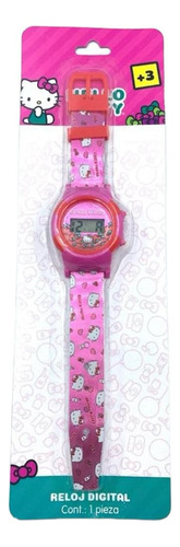 Reloj Hello Kitty Sanrio Digital Rosa Dama Niña Moda