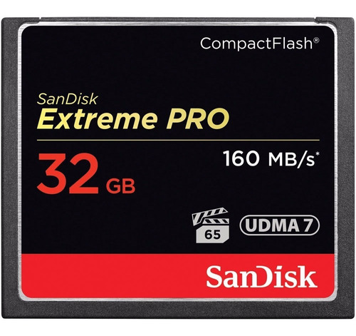 Memoria Compact Flash Sandisk 32gb Extreme Pro Udma7 160mb/s