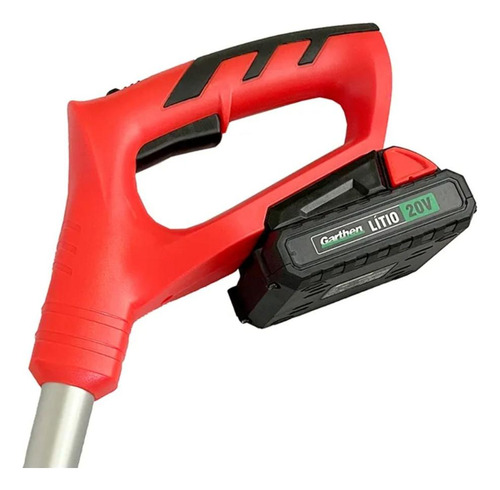 Aparador De Grama Garthen A Bateria Com Carregador Gab-200