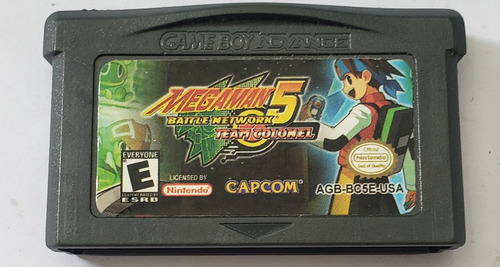 Megaman 5 Battlenetwork Team Protoman Gameboy Advance Re-pro (Usado)