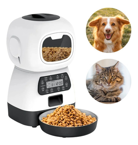Alimentador Comedouro Automático Cães Gatos Pets Programável