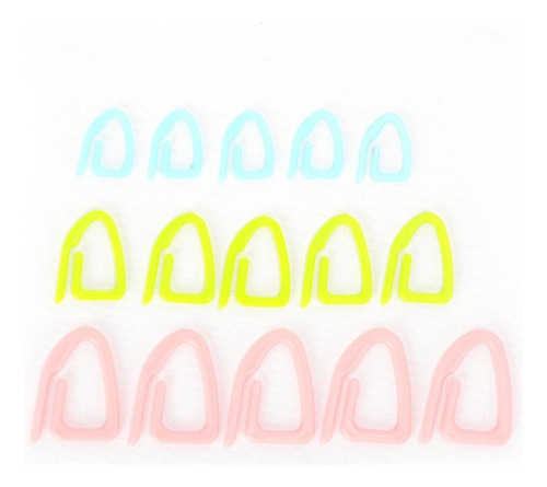15 De Punto De Tejer Multicolor De Punto De Bloqueo Neddles