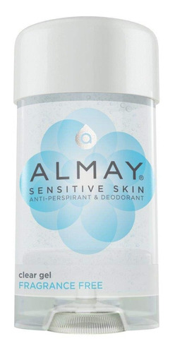 Desodorante Antitranspirante En Gel Transparente Almay 63ml