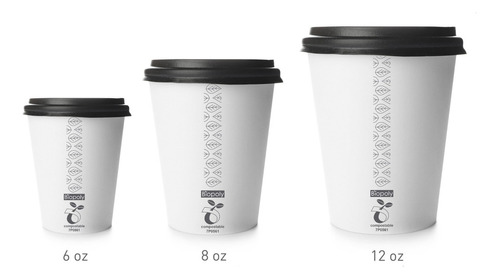 Vaso 1000 Unidades 12 Oz Compostable Biodegradable Cafe Jugo