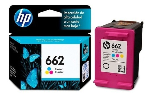 Cartucho Hp 662 Color Cz104al Original 1515 2515 2545 3515