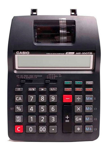 Calculadora Con Impresora Casio Hr-100 Tm 12 Dig Tienda