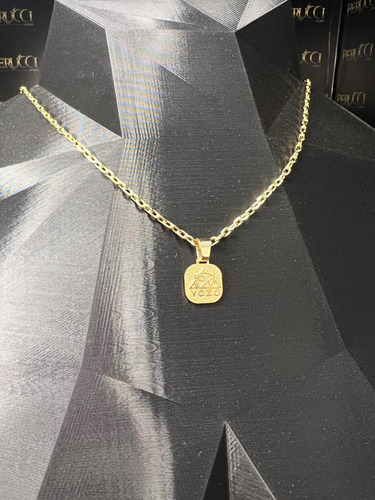 Pingente Olho De Hórus 2,5 Gramas Ouro 18k 750 Cor Amarelo