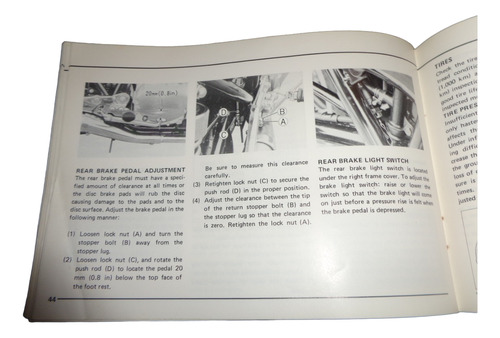 Suzuki Gs 750 E 1981 Libro Manual Original (Usado)